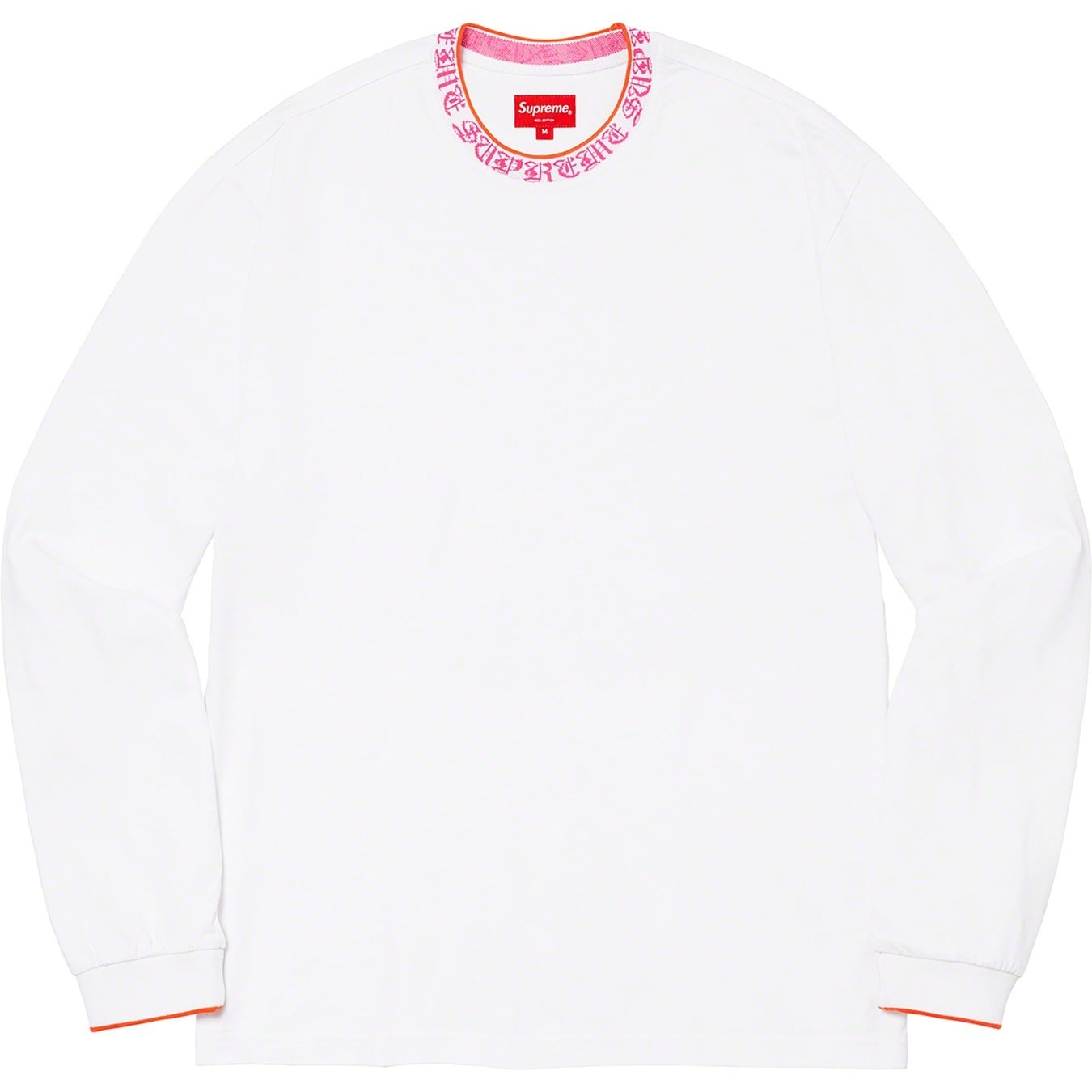 Old English Collar Logo L/S Top view 8